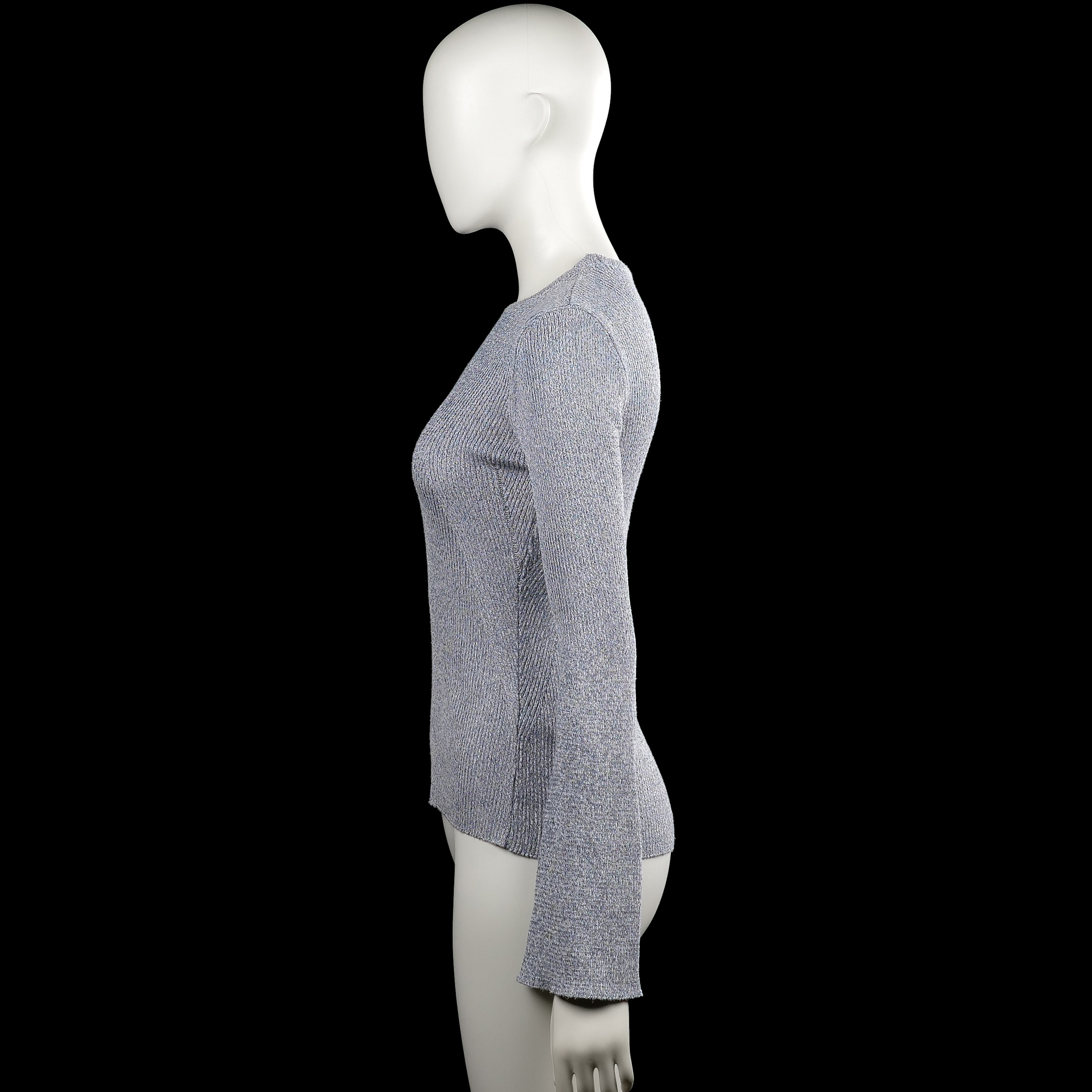 Long-sleeve top - Gray - Size 36