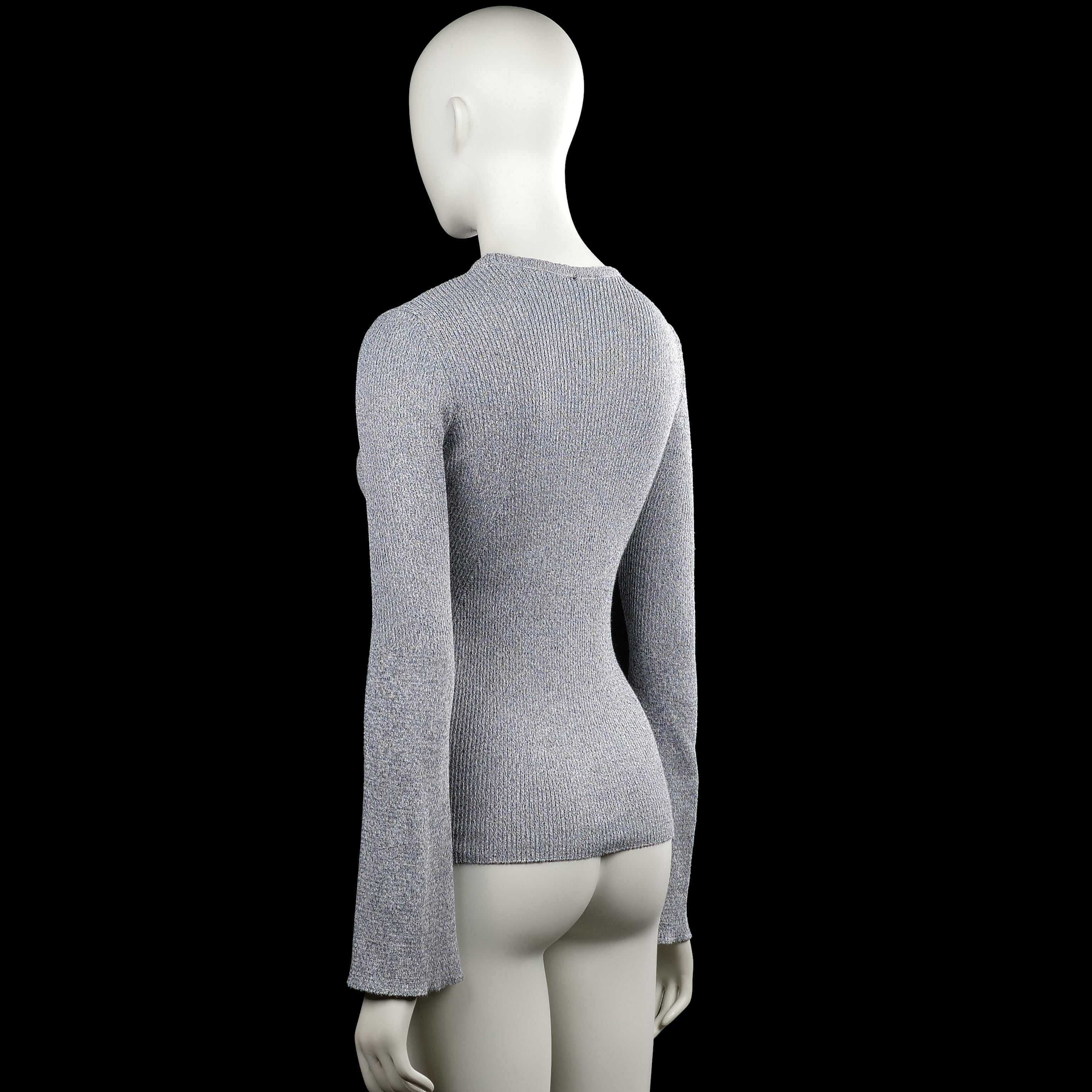 Long-sleeve top - Gray - Size 36