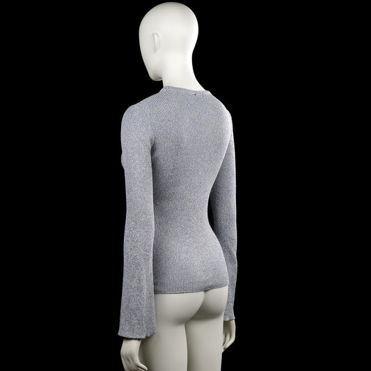 Long-sleeve top - Gray - Size 36