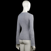 Long-sleeve top - Gray - Size 36