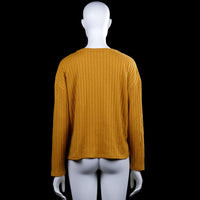 Long-sleeve top - Mustard - Size L