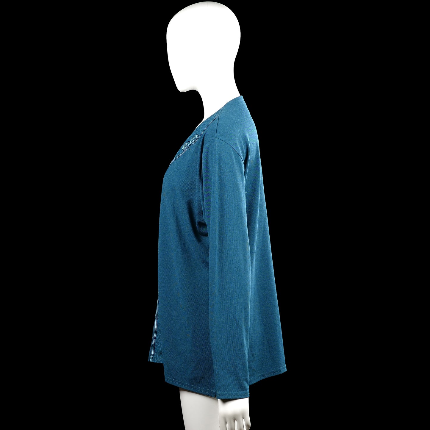 Long-sleeve top - Turquoise - Size XL - (NEW)