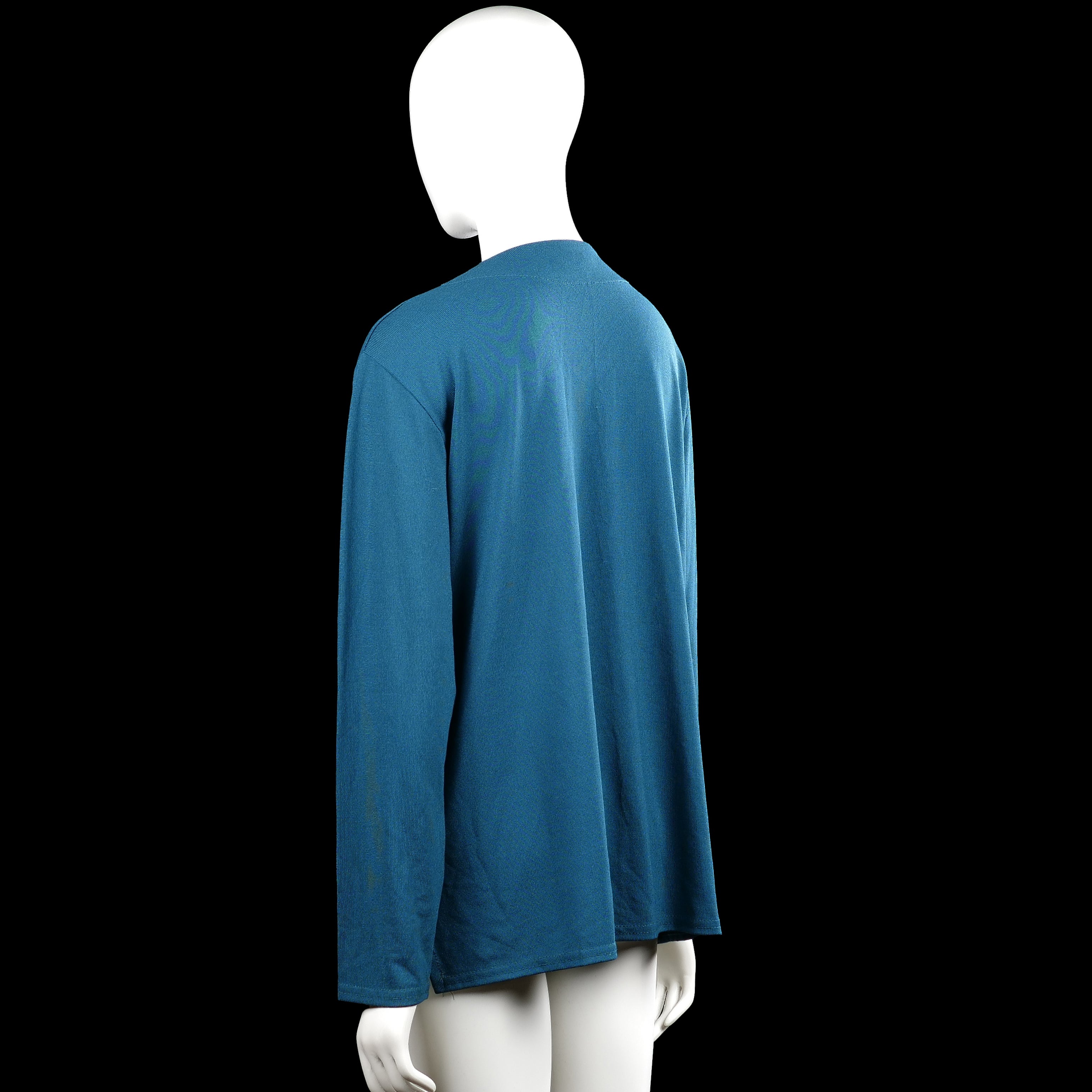 Long-sleeve top - Turquoise - Size XL - (NEW)