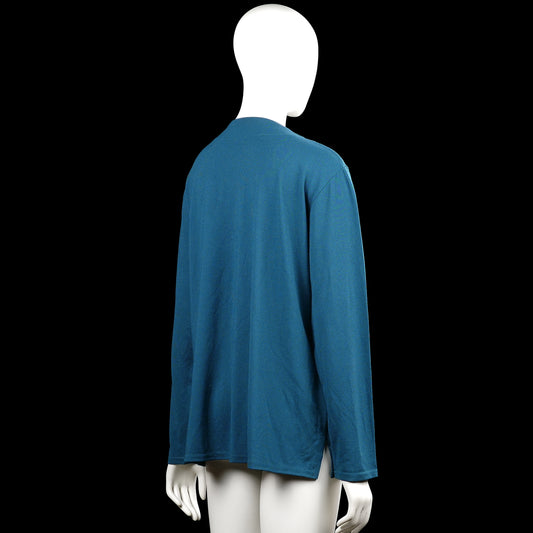 Long-sleeve top - Turquoise - Size XL - (NEW)