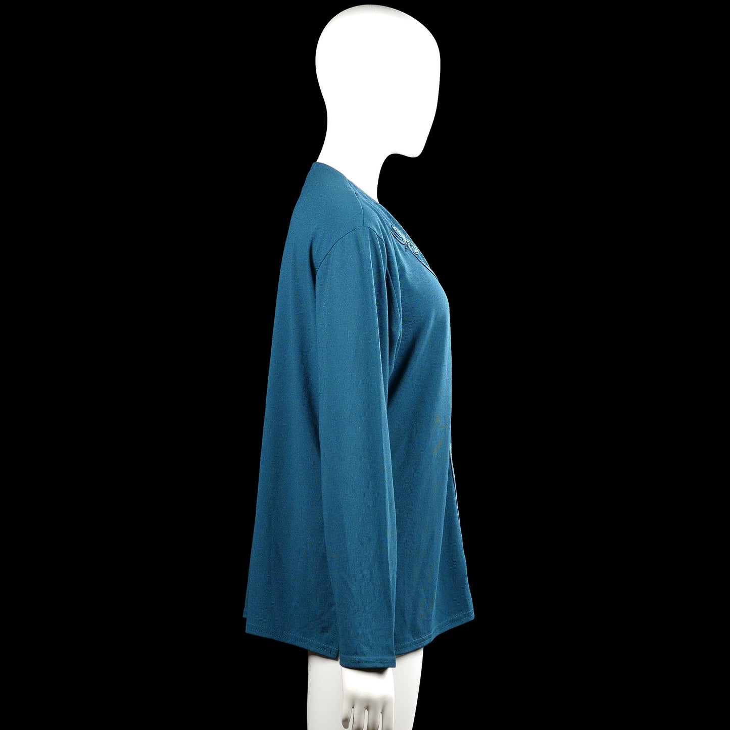 Long-sleeve top - Turquoise - Size XL - (NEW)