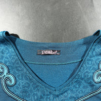 Long-sleeve top - Turquoise - Size XL - (NEW)