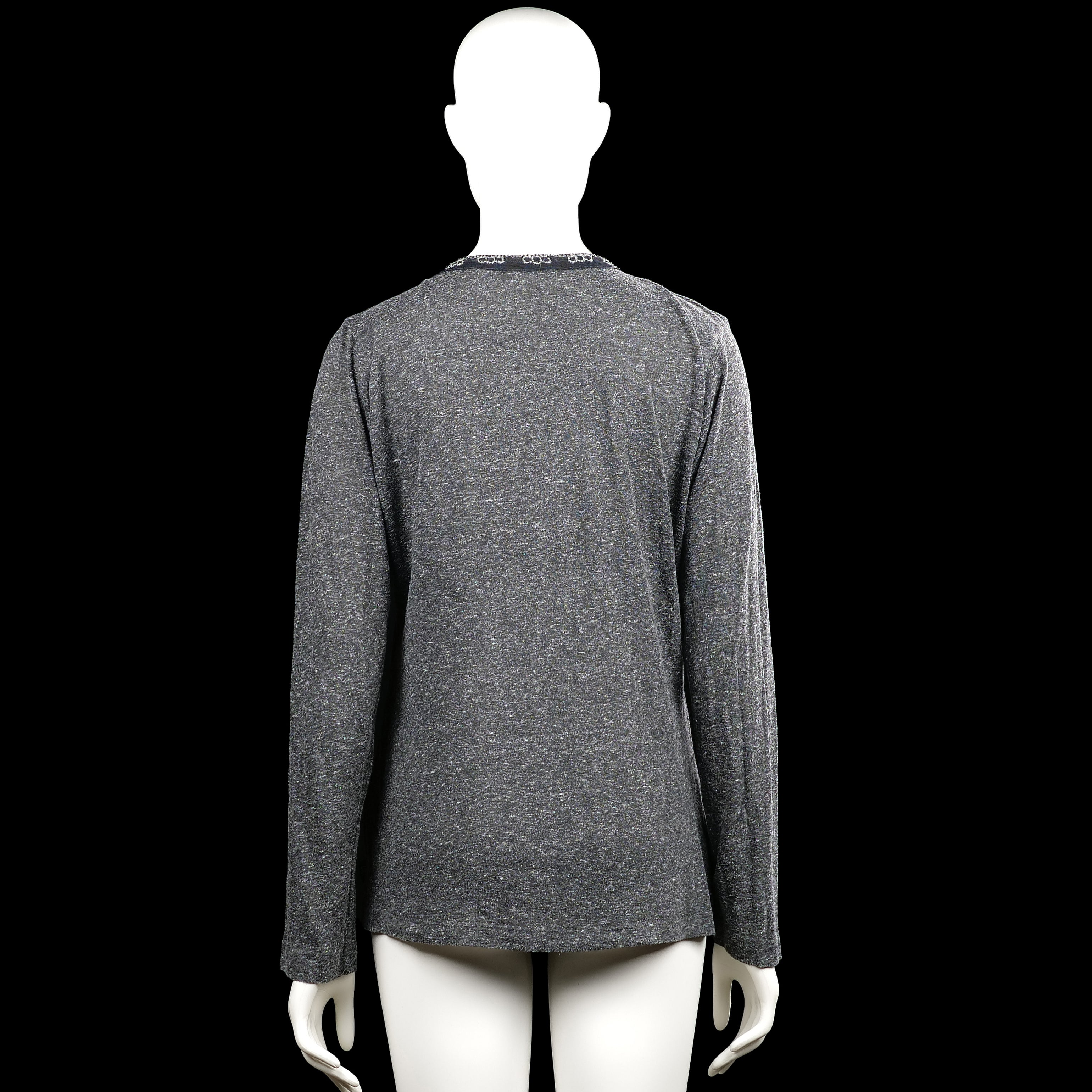 Long-sleeve top - Gray - Size XXL