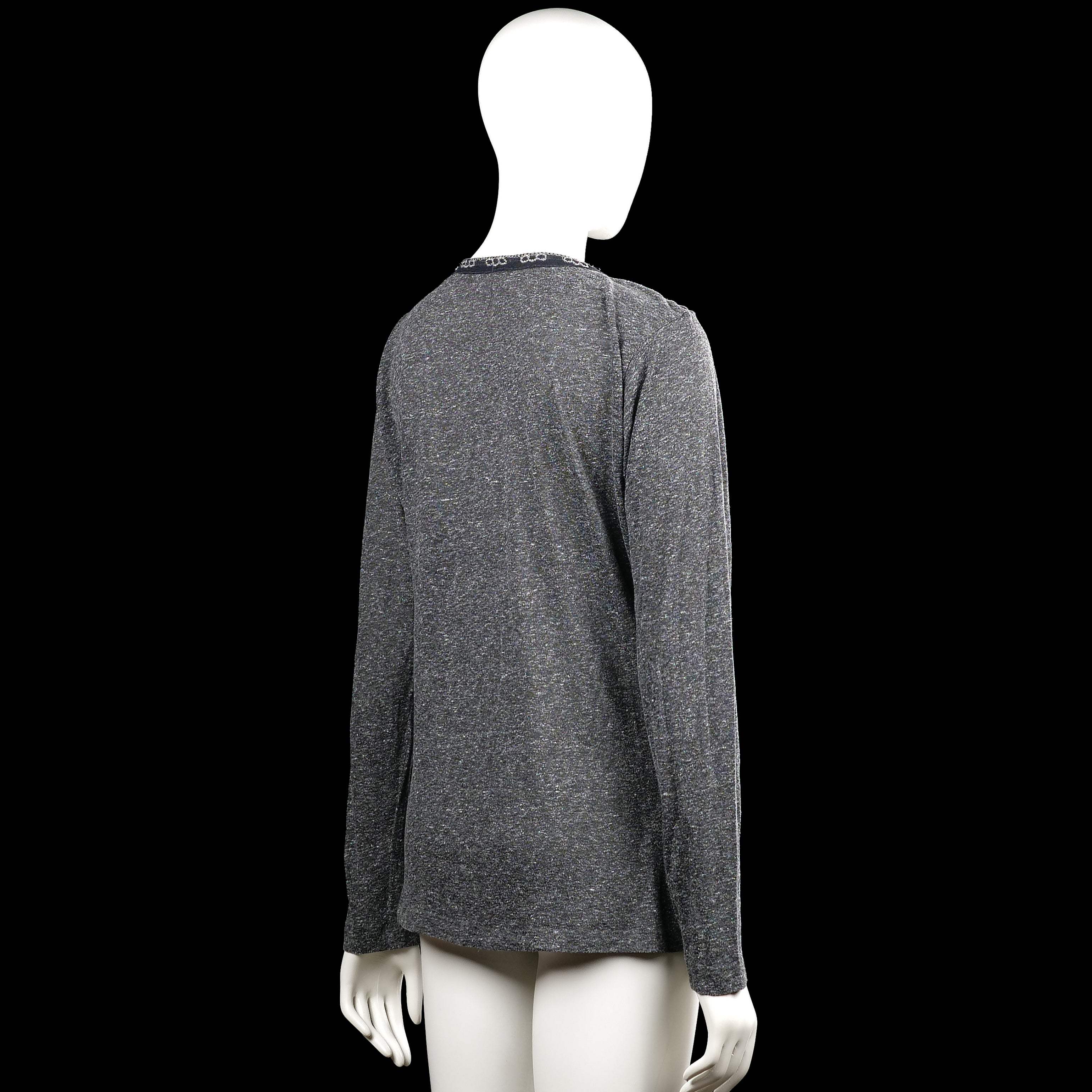 Long-sleeve top - Gray - Size XXL