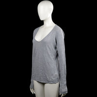 Long-sleeve top - Gray - Size M