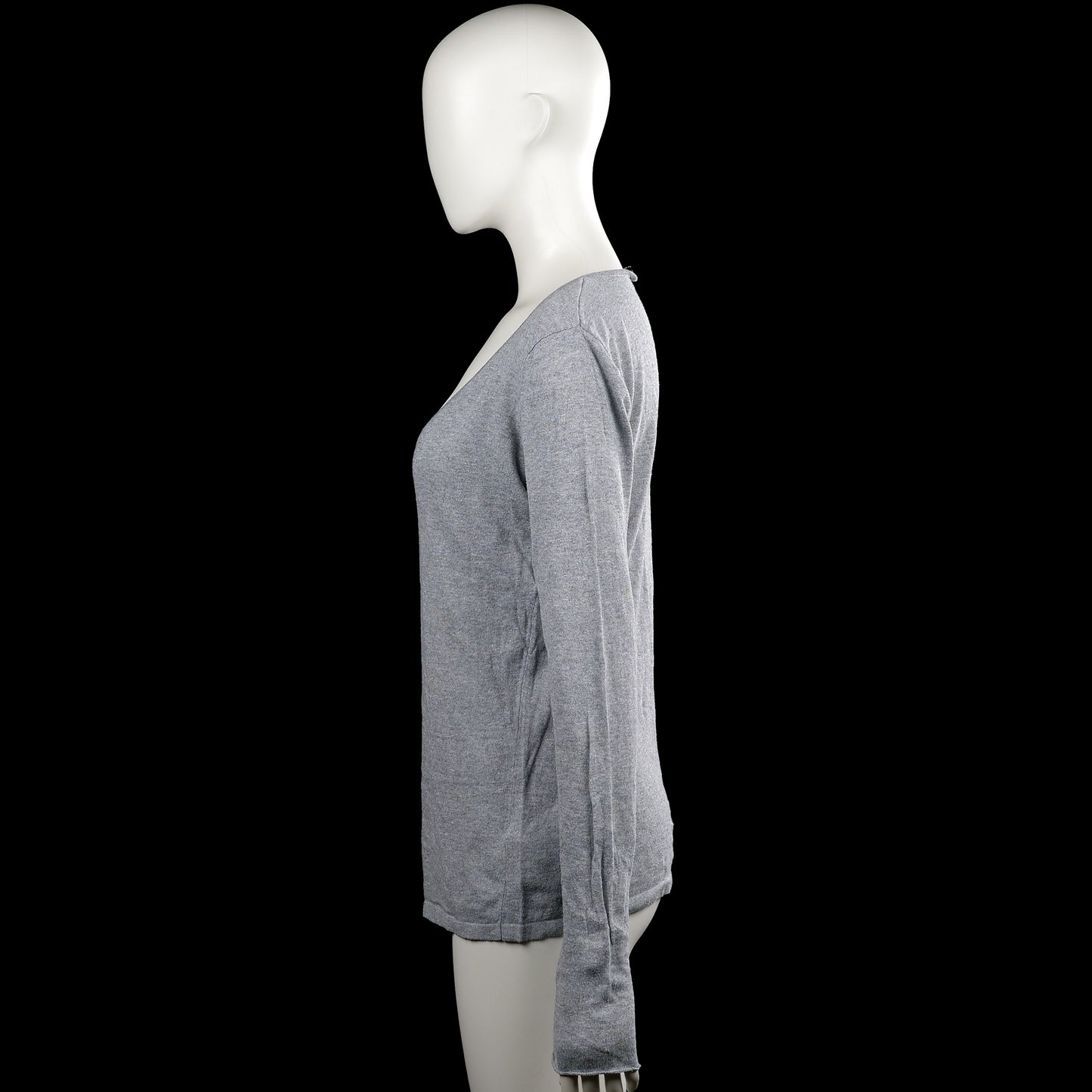 Long-sleeve top - Gray - Size M