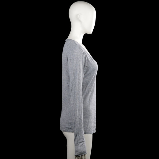 Long-sleeve top - Gray - Size M