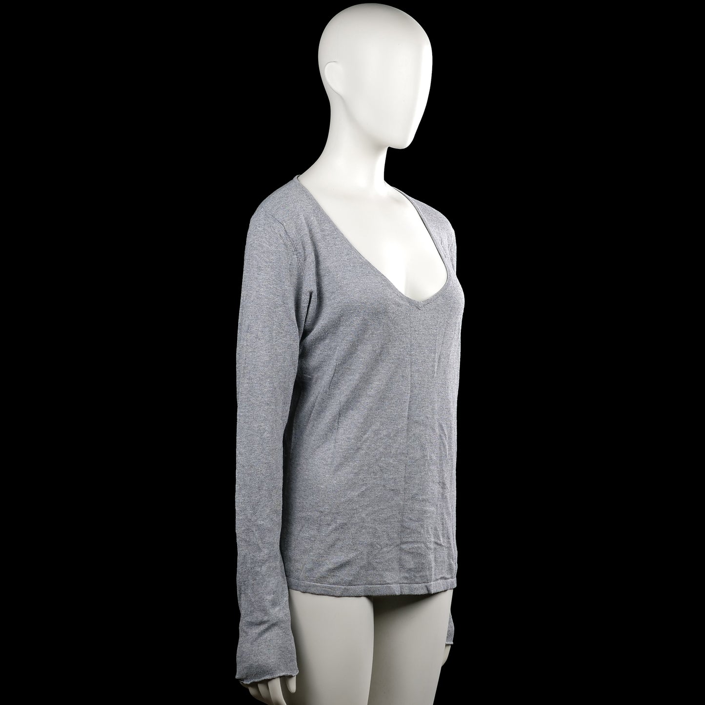 Long-sleeve top - Gray - Size M