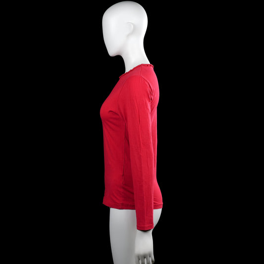 Long-sleeve top - Red - Size M