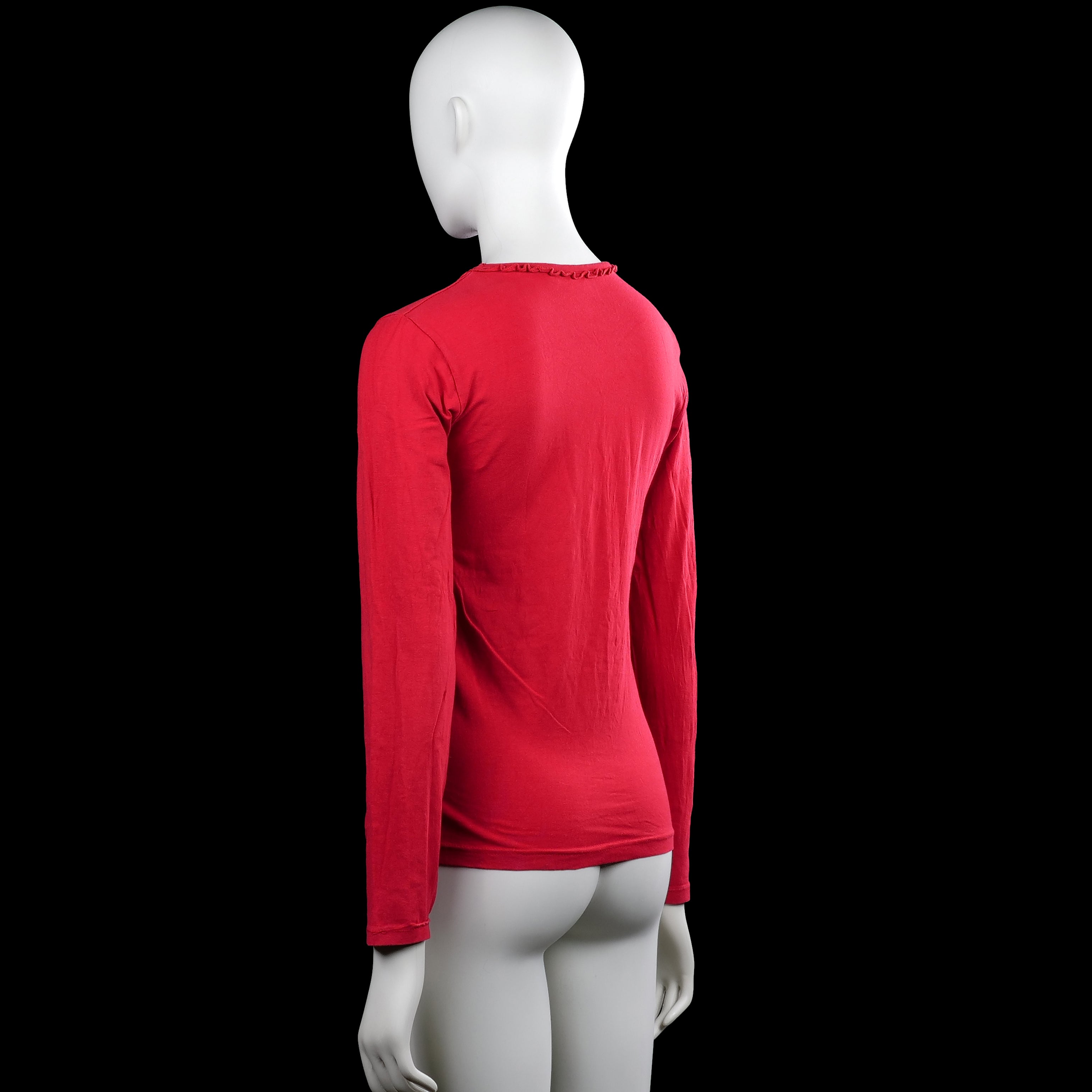 Long-sleeve top - Red - Size M