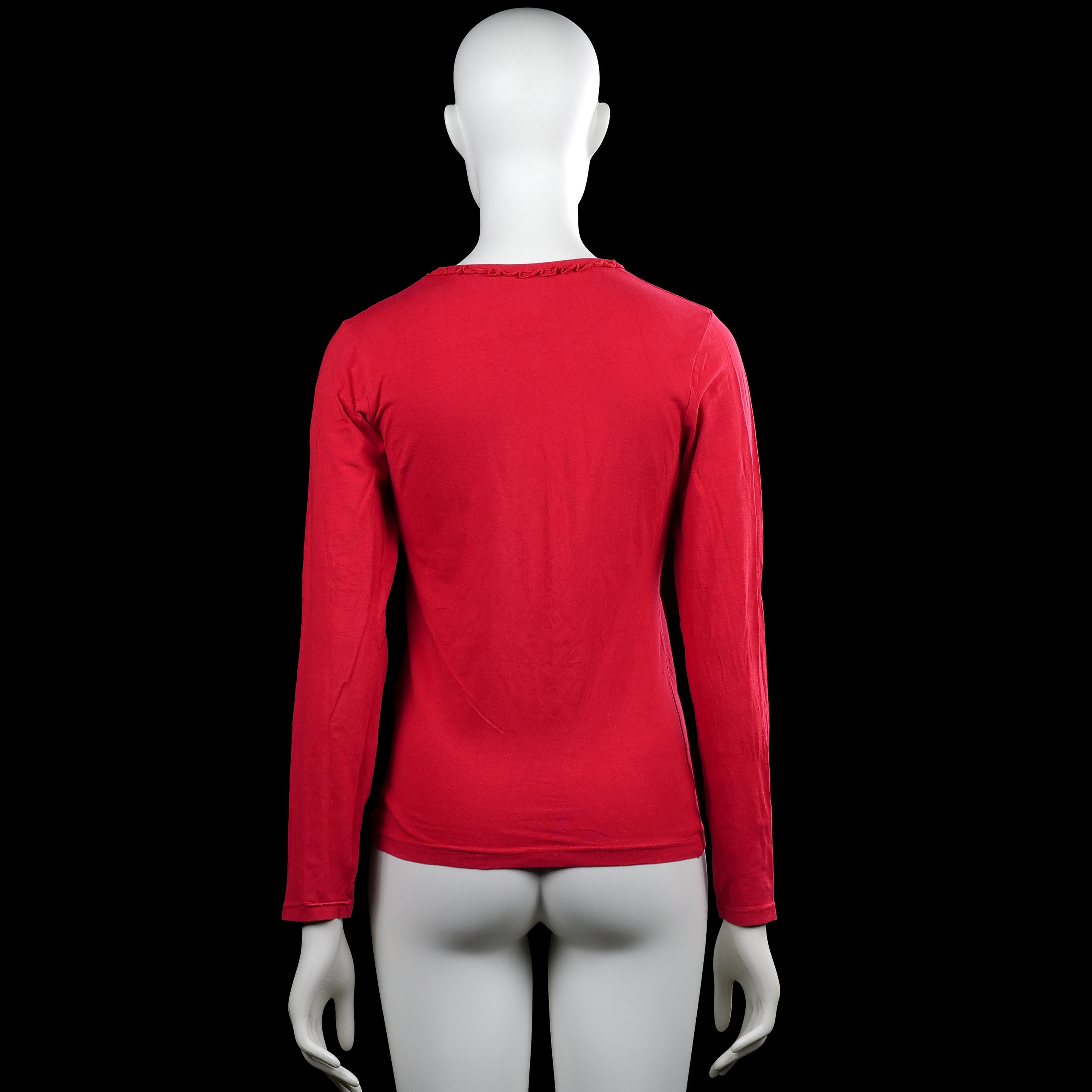 Long-sleeve top - Red - Size M