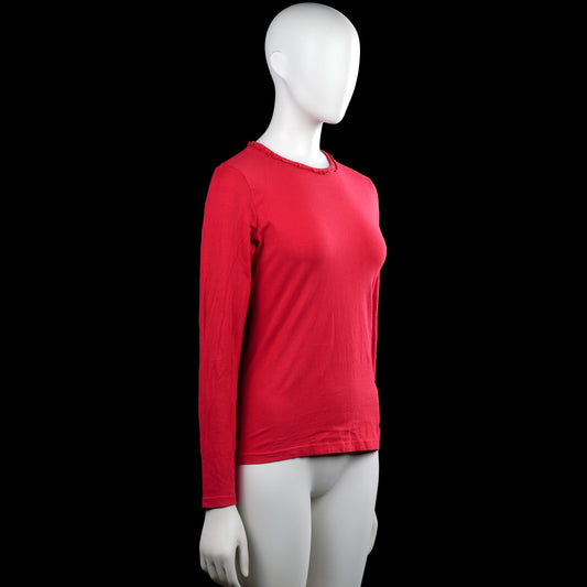 Long-sleeve top - Red - Size M