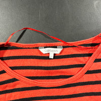 Long-sleeve top - Red & Black - Size L