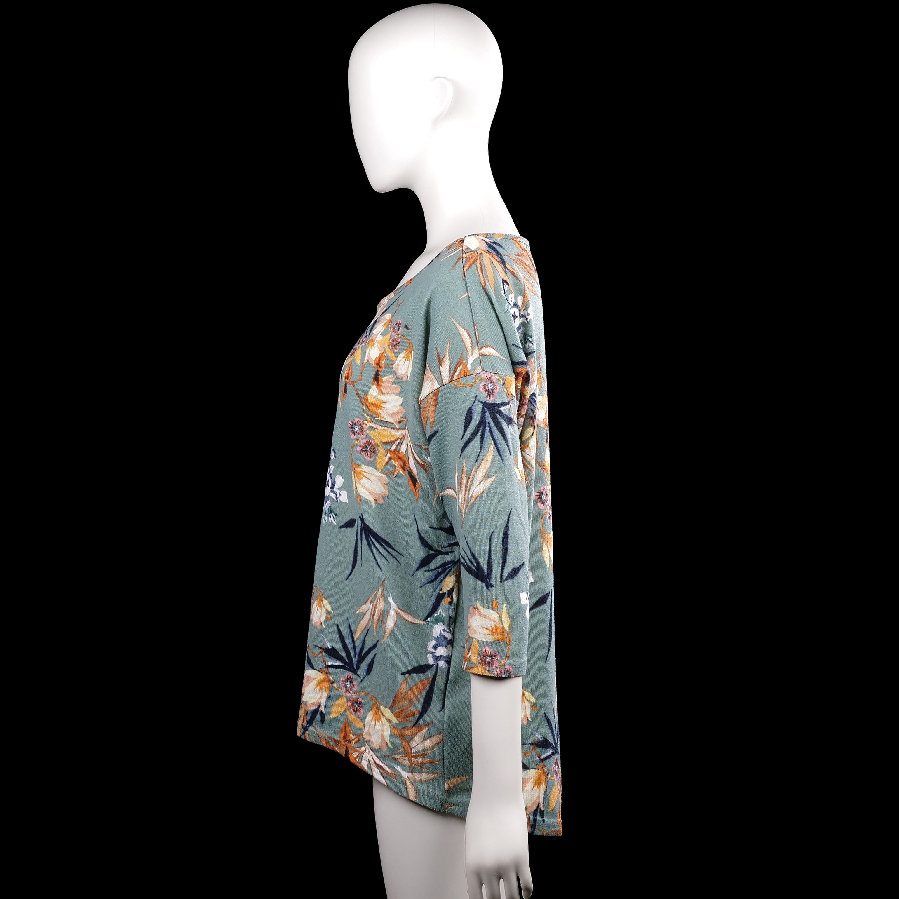Tunic - Sage & Beige - Size M