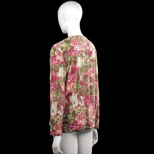 Long-sleeve top - Multicolored - Size XL