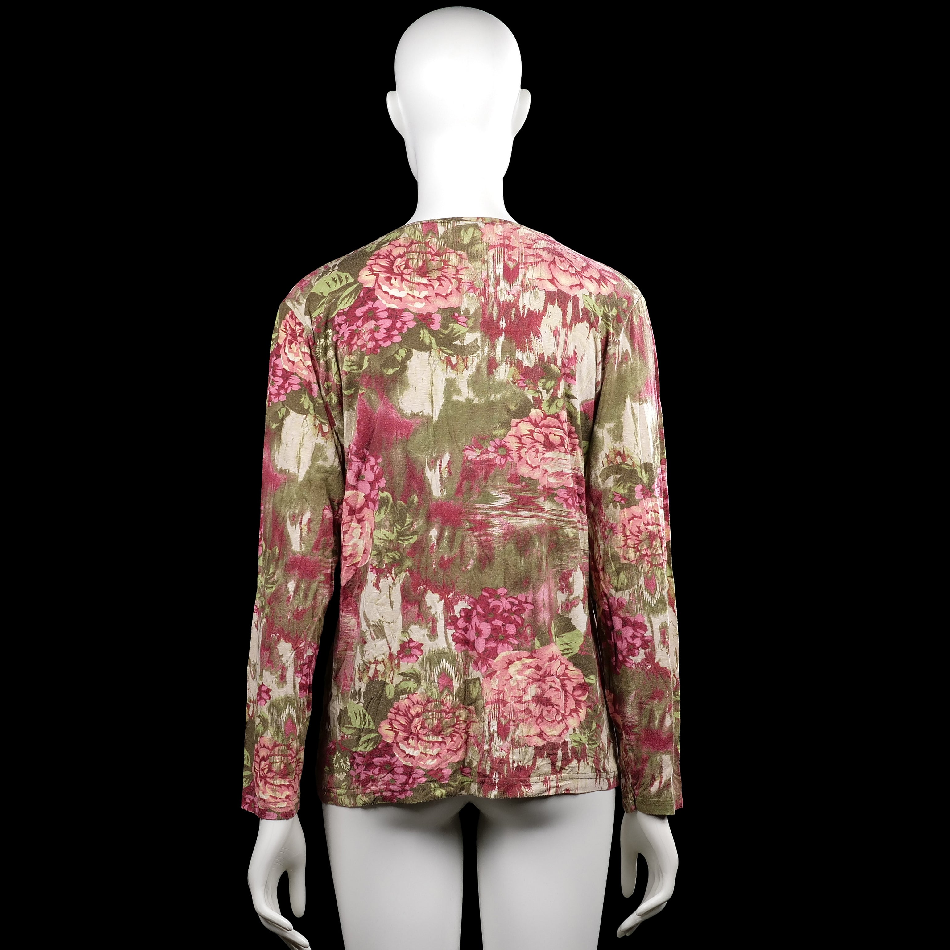 Long-sleeve top - Multicolored - Size XL