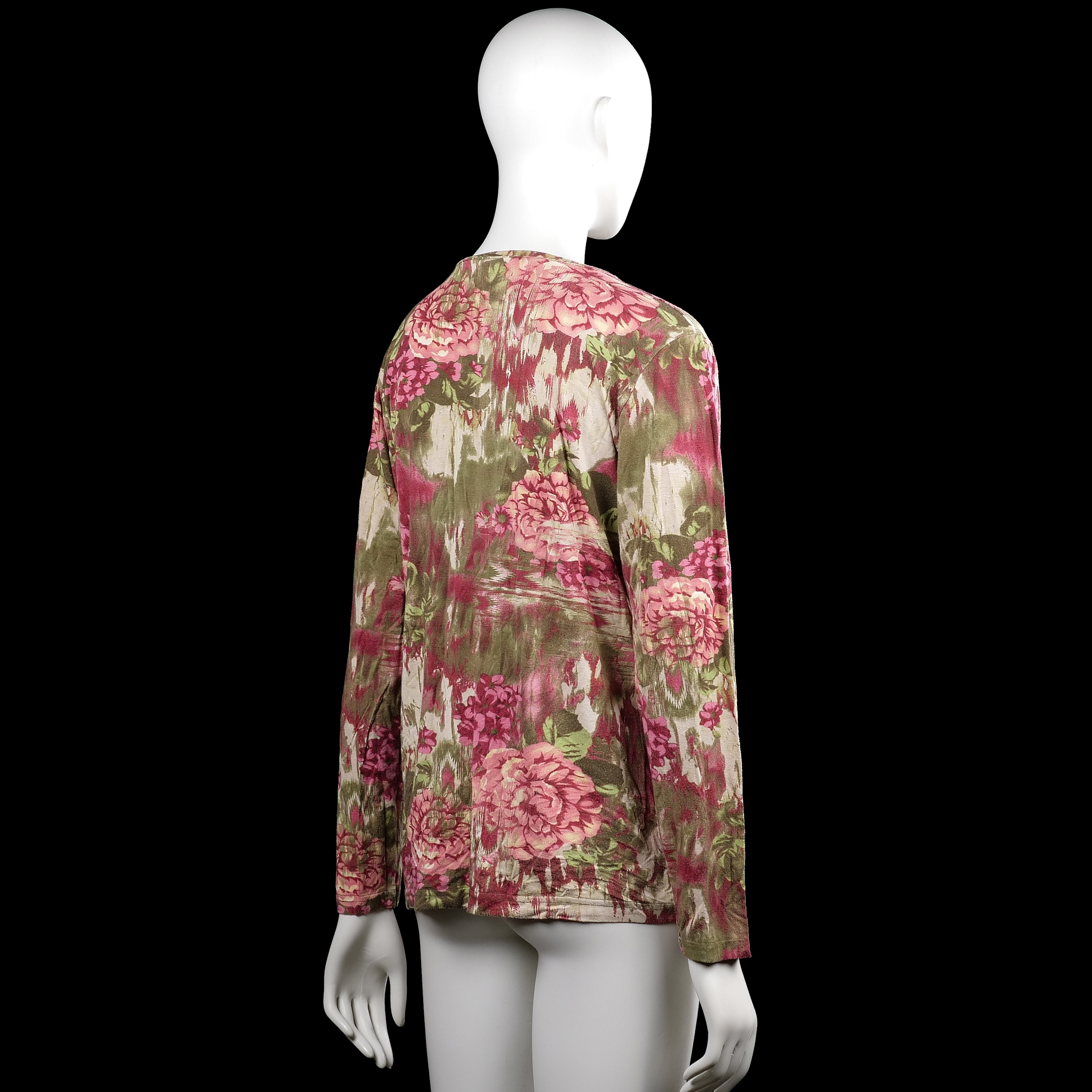 Long-sleeve top - Multicolored - Size XL