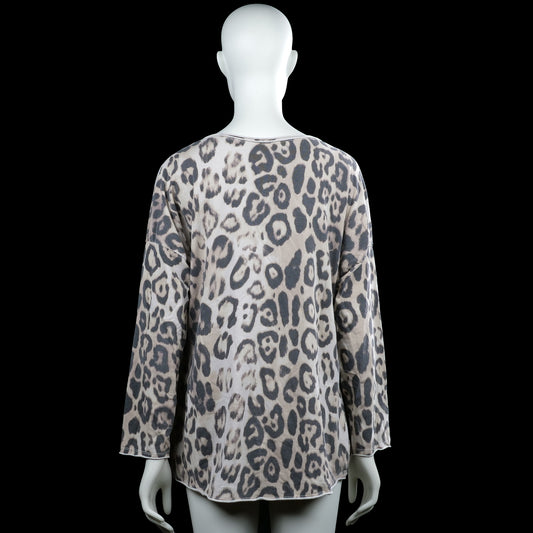 Tunic - Gray & Beige - Size L