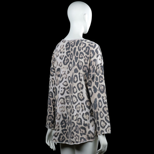 Tunic - Gray & Beige - Size L