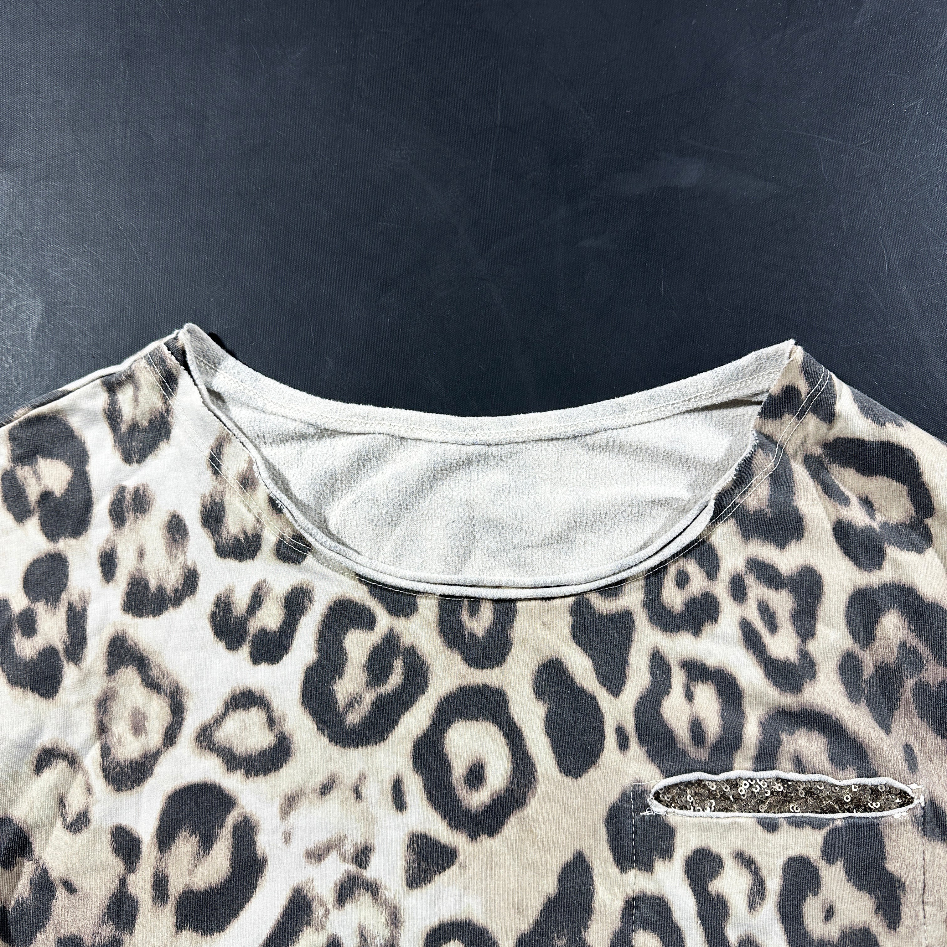 Tunic - Gray & Beige - Size L