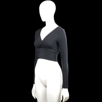 Long-sleeve top - Charcoal - Size S