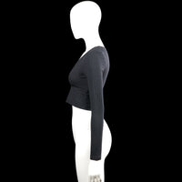 Long-sleeve top - Charcoal - Size S