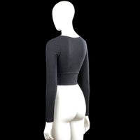 Long-sleeve top - Charcoal - Size S