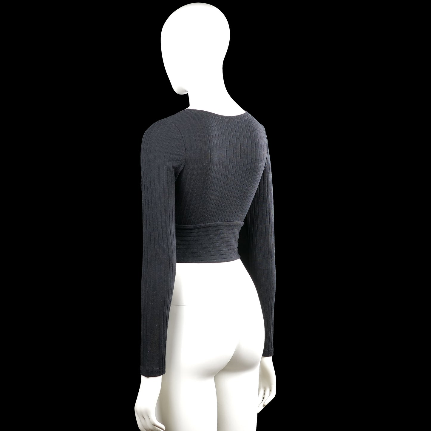 Long-sleeve top - Charcoal - Size S