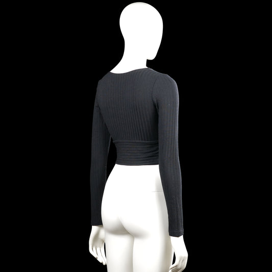 Long-sleeve top - Charcoal - Size S