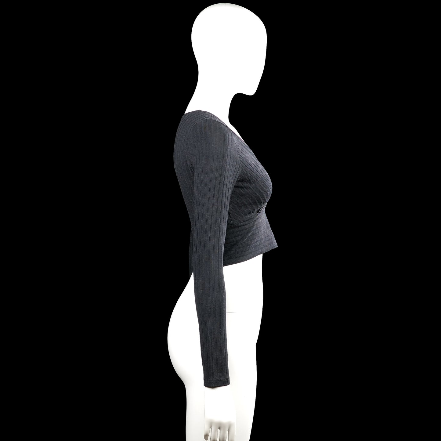 Long-sleeve top - Charcoal - Size S