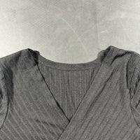 Long-sleeve top - Charcoal - Size S