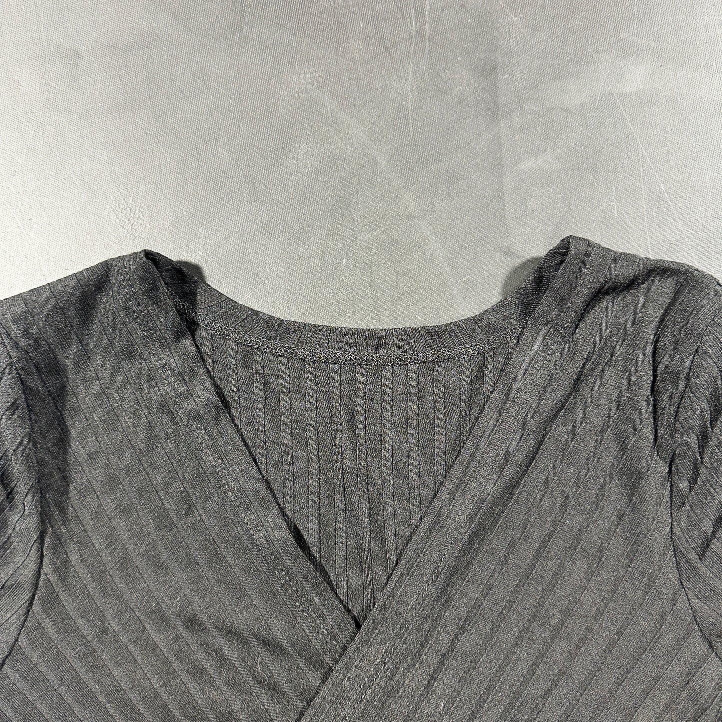 Long-sleeve top - Charcoal - Size S