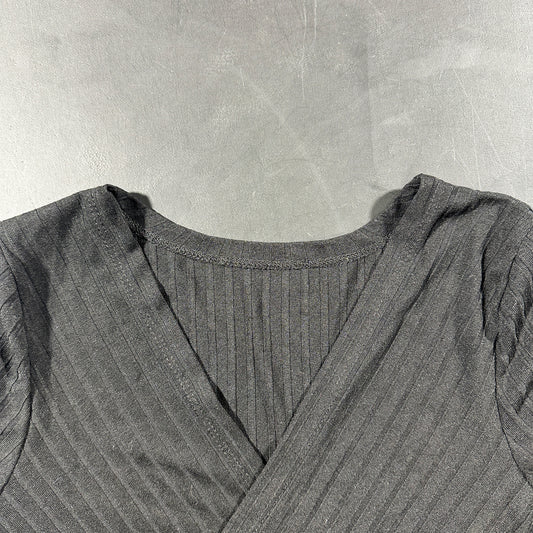 Long-sleeve top - Charcoal - Size S