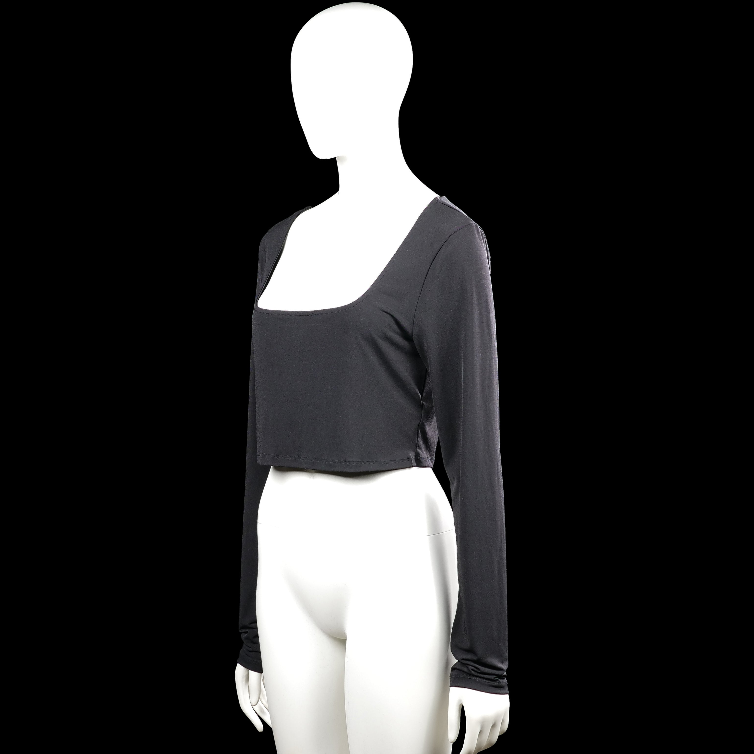 Long-sleeve top - Black - Size XL
