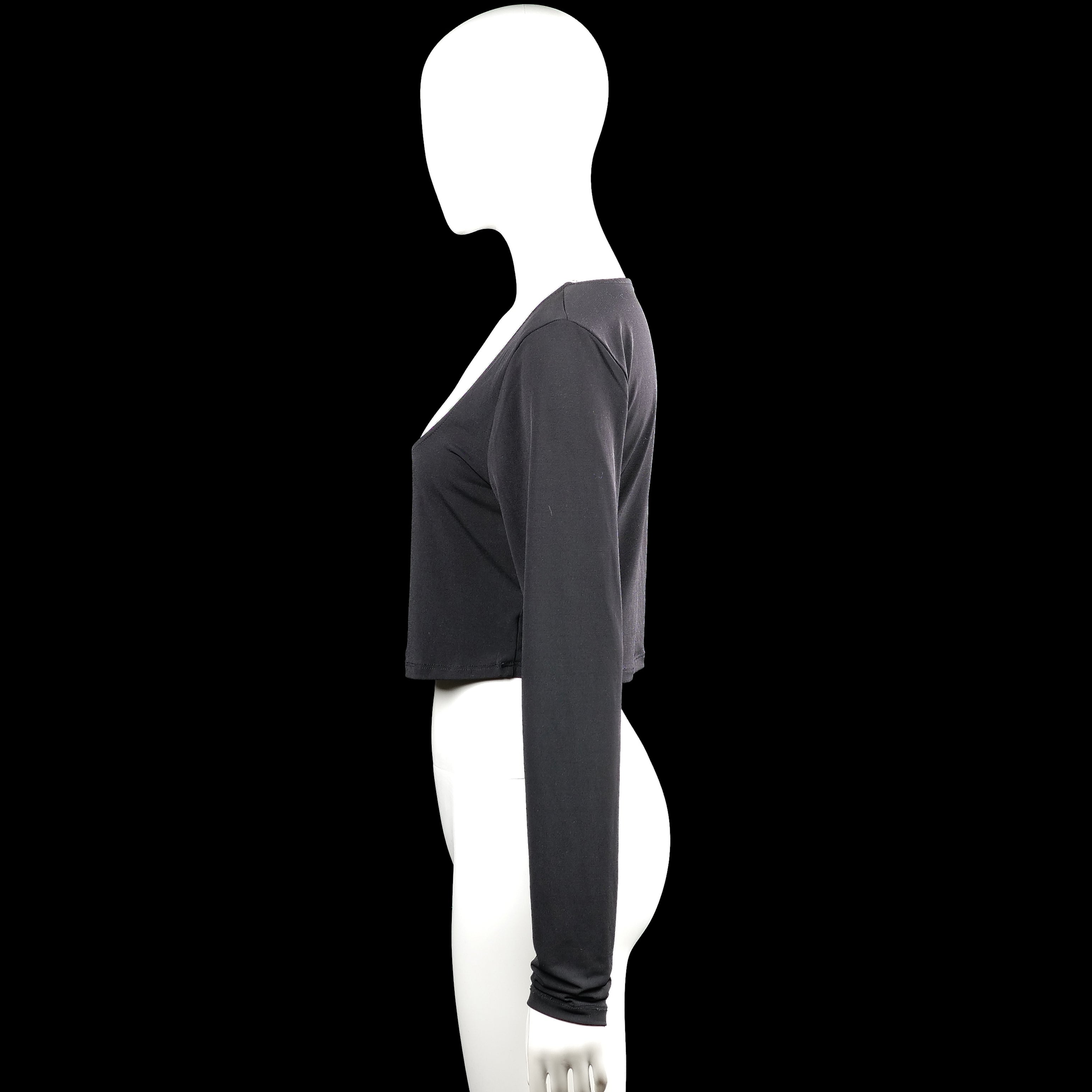 Long-sleeve top - Black - Size XL