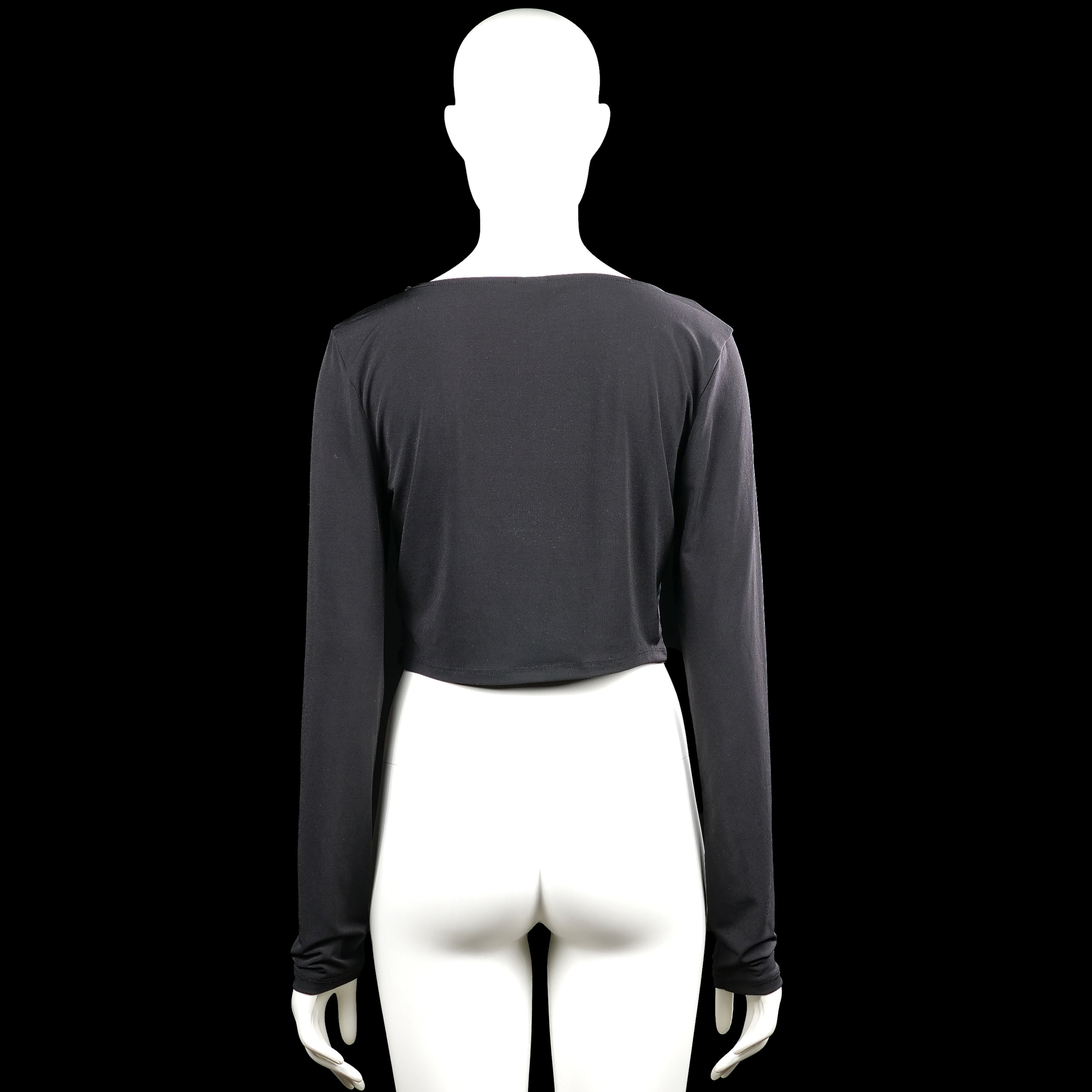 Long-sleeve top - Black - Size XL
