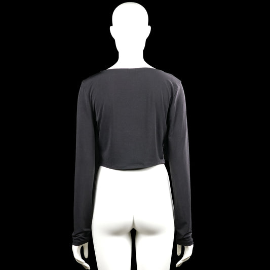 Long-sleeve top - Black - Size XL