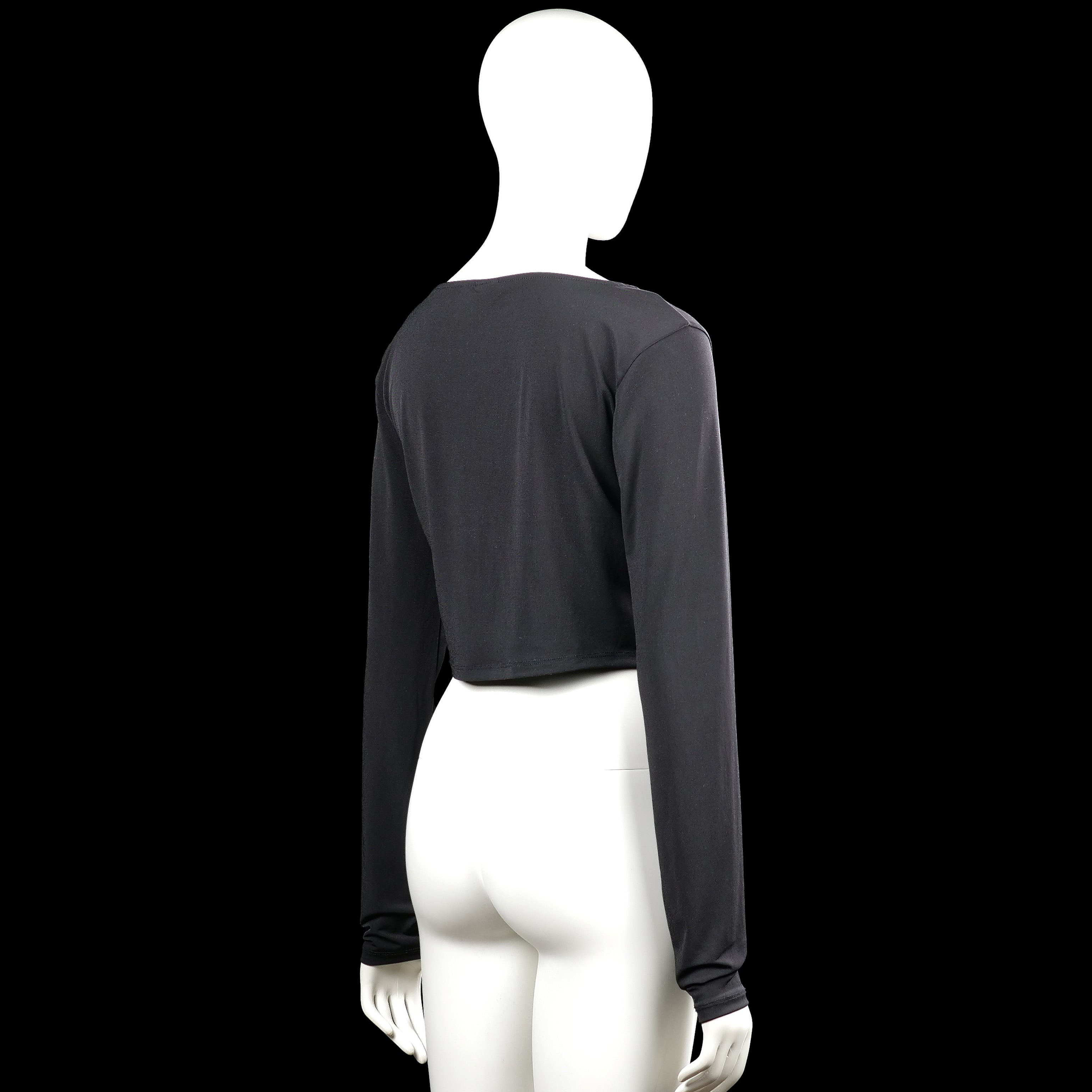 Long-sleeve top - Black - Size XL