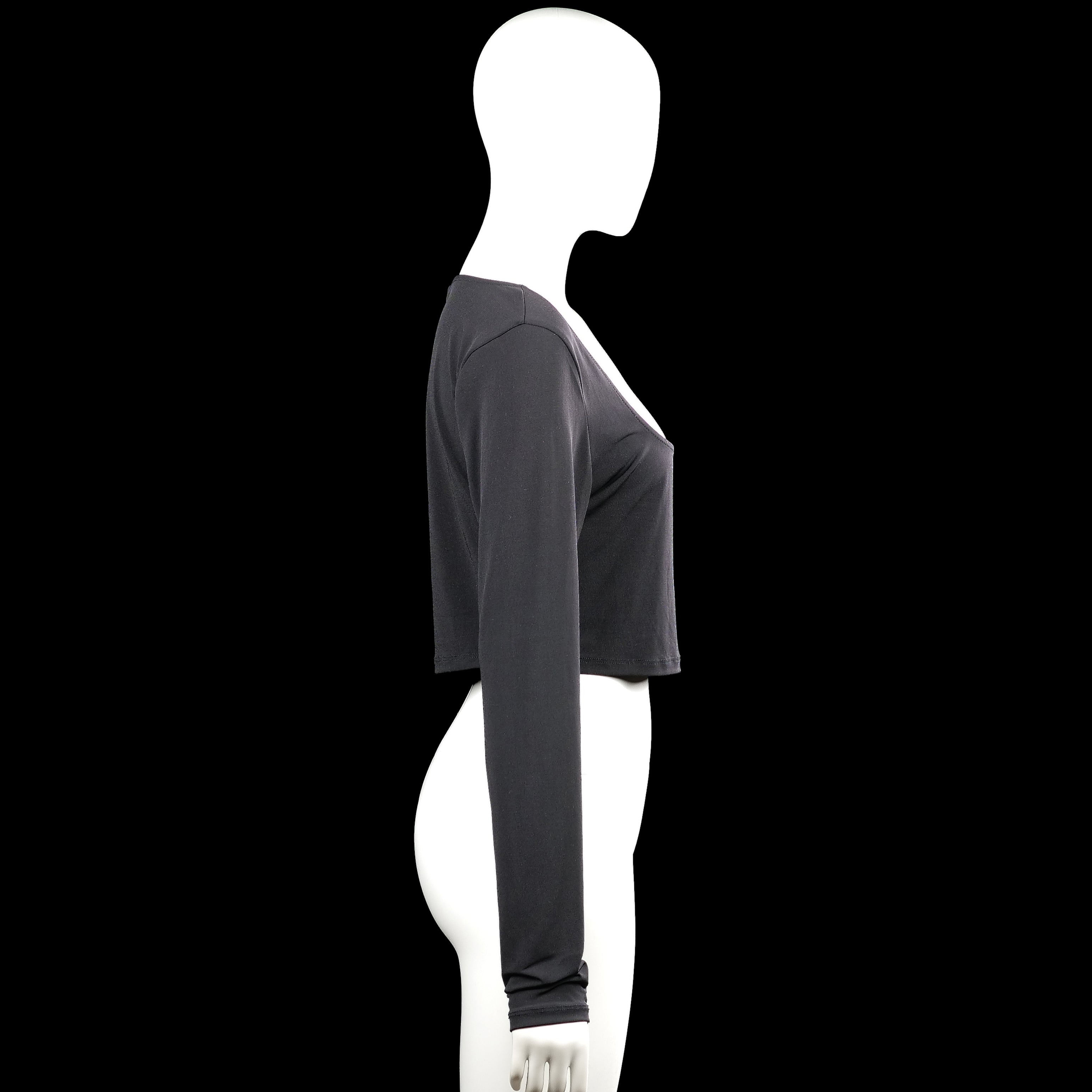 Long-sleeve top - Black - Size XL