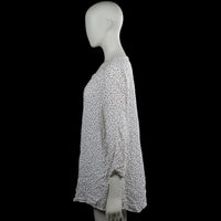 Blouse - White & Black - Size 48