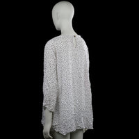 Blouse - White & Black - Size 48