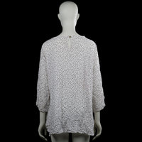 Blouse - White & Black - Size 48