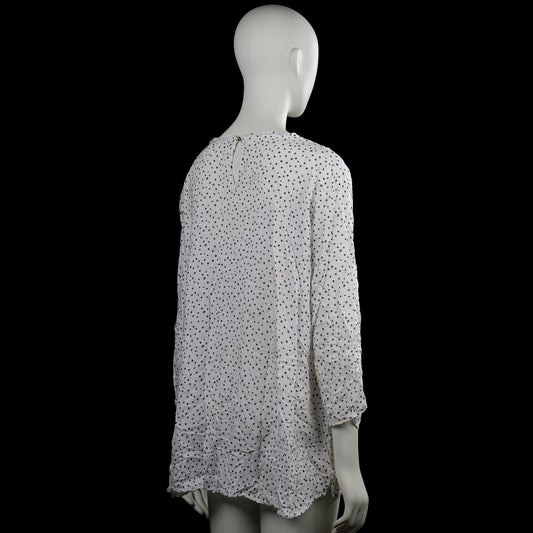 Blouse - White & Black - Size 48