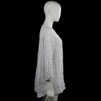 Blouse - White & Black - Size 48