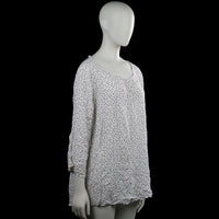 Blouse - White & Black - Size 48