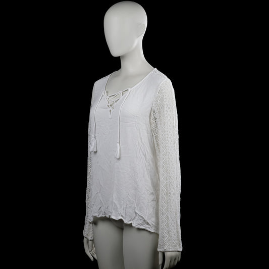 Blouse - White - Size L